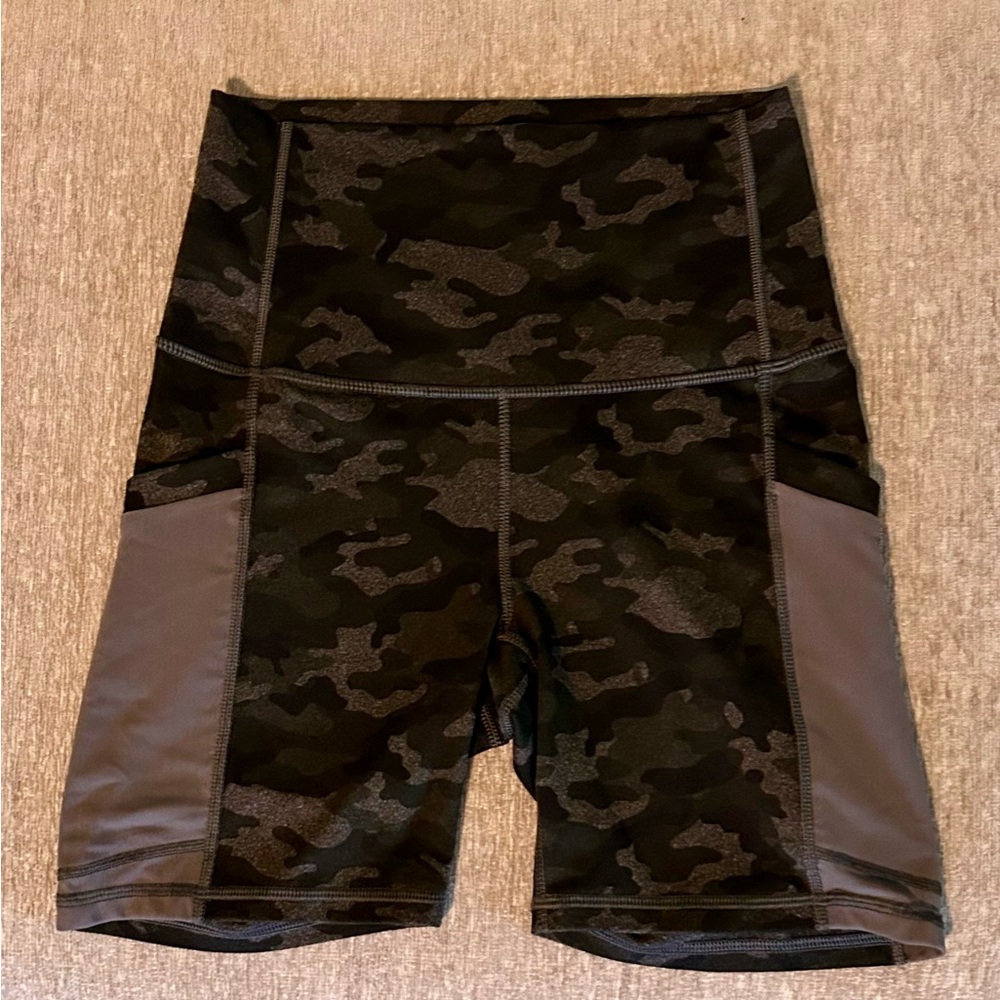 Fabletics Define Powerhold High Waisted Biker/Running Shorts